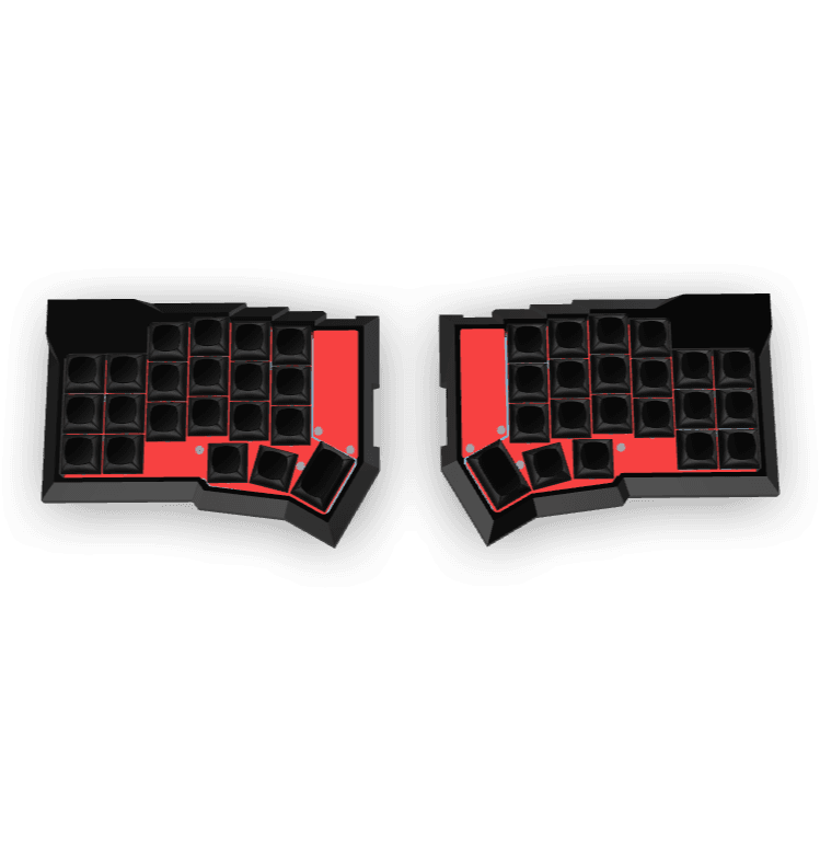 Corne Keyboard (Pinky-Staggered)