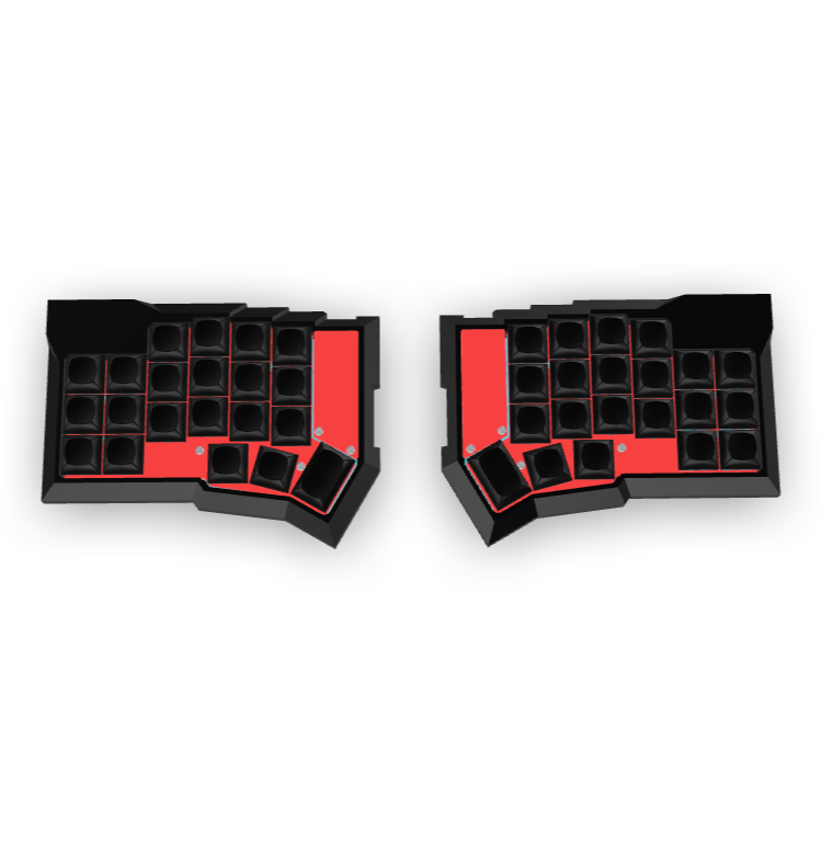 Corne Keyboard 3D Model